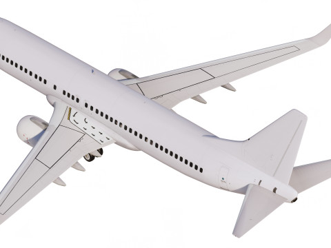 Шаблон Боинга 737-800 3D Модель