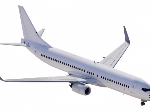 Шаблон Боинга 737-800 3D Модель