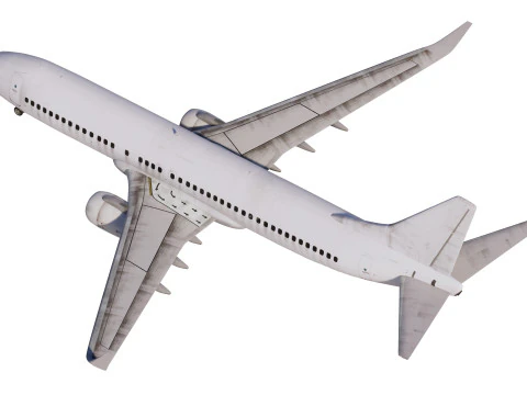 Boeing 737-800 Template Dirty 3D Model