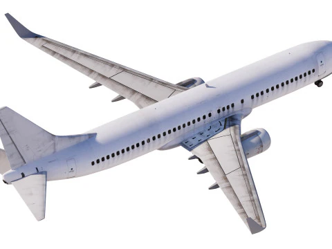 Boeing 737-800 Template Dirty 3D Model
