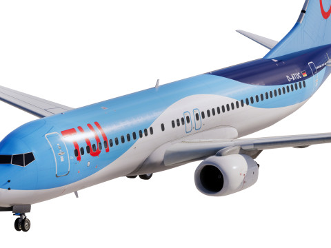 Tui Fly Boeing 737-800 Modelo 3D