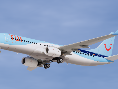 Tui Fly Boeing 737-800 Modelo 3D