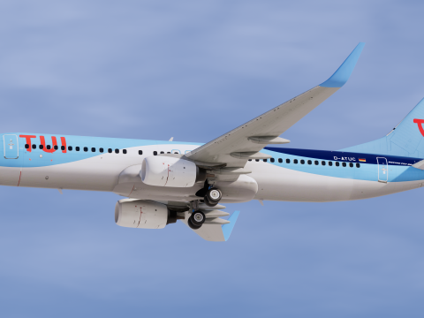 Tui Fly Boeing 737-800 Modelo 3D