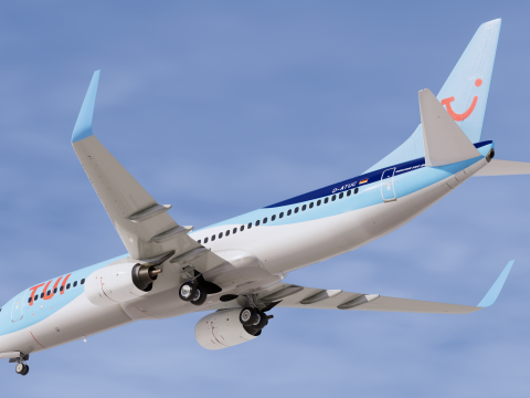 Tui Fly Boeing 737-800 Modelo 3D