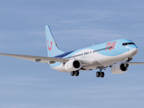 Tui Fly Boeing 737-800 Modelo 3D