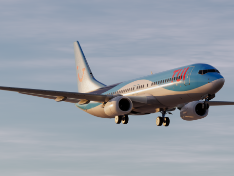 Tui Fly Boeing 737-800 Modelo 3D