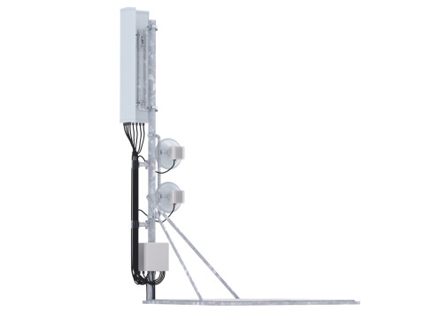 Вишка мобільного телефону на даху 1 3D Модель