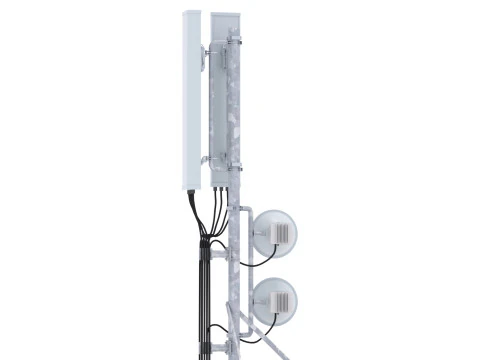 Rooftop Cell Phone Tower 1 3D Model