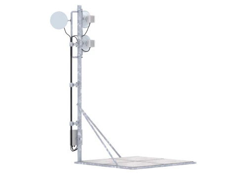 Rooftop Cell Phone Tower 2 3D Model