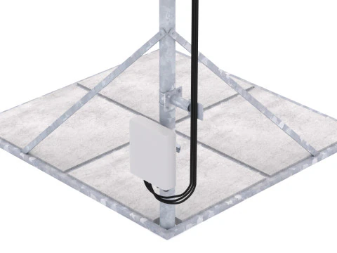Rooftop Cell Phone Tower 2 3D Model