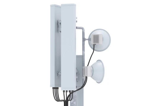 Rooftop Cell Phone Tower 3 3D Model