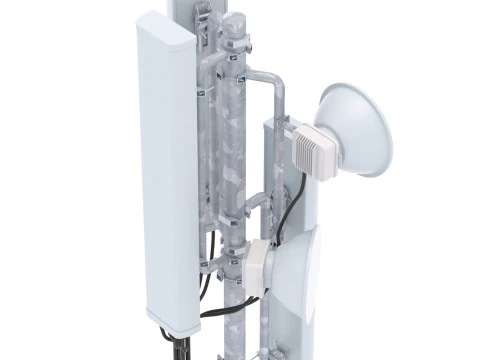 Rooftop Cell Phone Tower 3 3D Model