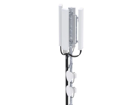 Rooftop Cell Phone Tower 5 3D Model