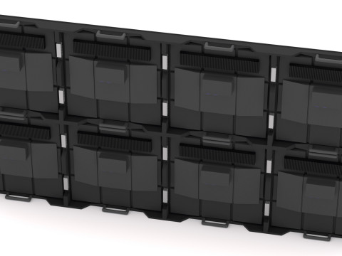 Monitor de panel de visualización de pantalla LED Modelo 3D