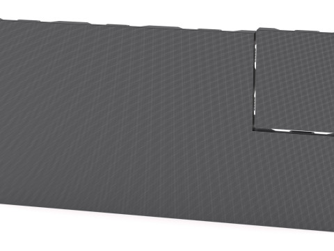 Monitor de panel de visualización de pantalla LED Modelo 3D