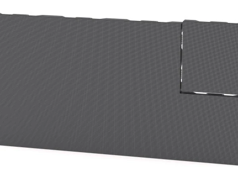 Led Screen Display Panel Monitor 3D Model