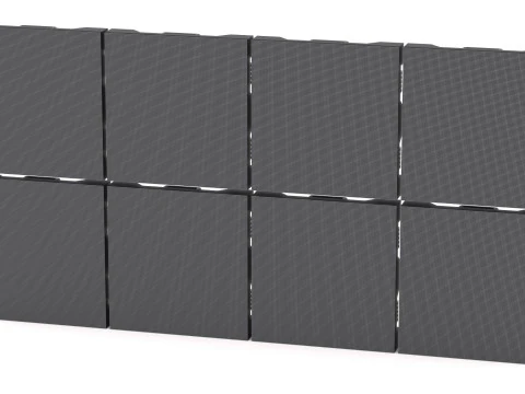 Led Screen Display Panel Monitor 3D Model