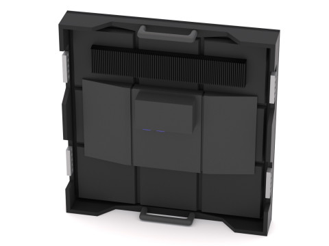 Monitor de panel de visualización de pantalla LED Modelo 3D