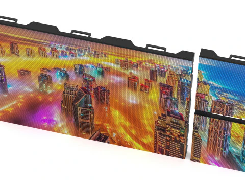 Led Screen Display Panel Monitor 3D Model