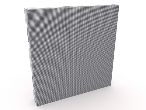 Monitor de panel de visualización de pantalla LED Modelo 3D