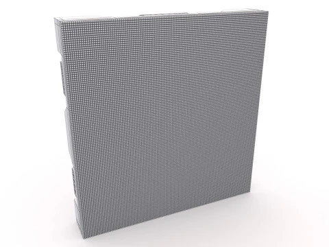 Led Screen Display Panel Monitor 3D Model