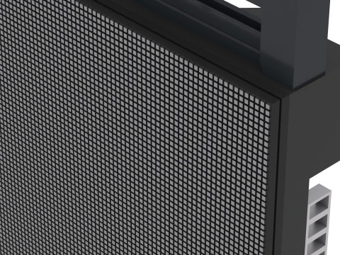 Led Screen Display Panel Monitor with Shackle Fly Bar 3D Model