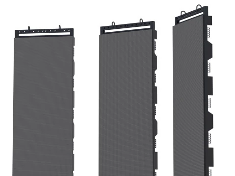 Led Screen Display Panel Monitor with Shackle Fly Bar 3D Model