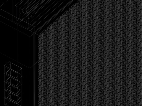 シャックルフライバー付きLedスクリーンディスプレイパネルモニター 3Dモデル