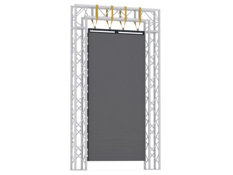 Led Screen Display Panel Monitor and Truss 3D Model