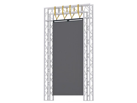 Led Screen Display Panel Monitor and Truss 3D Model