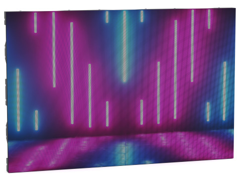 Painel de palco de exibição de tela LED P2 Modelo 3D