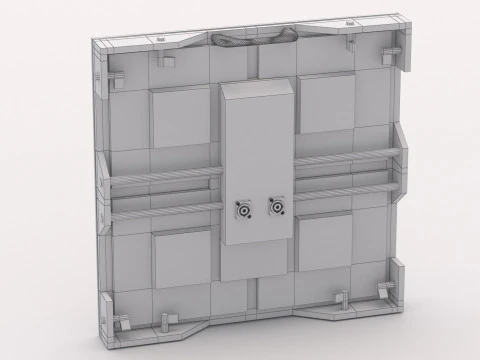 Led Screen Display Stage Panel P2 3D Model