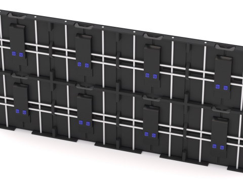 Led 스크린 디스플레이 무대 패널 P5 3D 모델