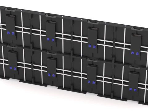 Led Screen Display Stage Panel P5 3D Model