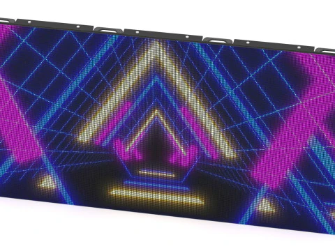 Led Screen Display Stage Panel P5 3D Model