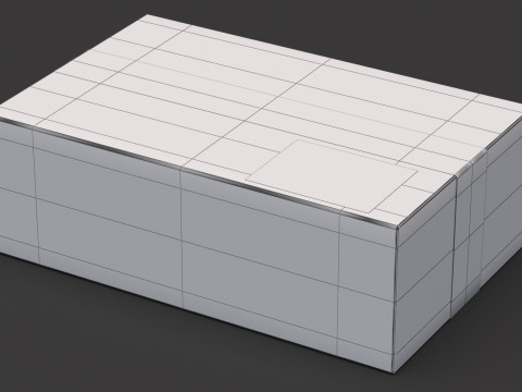 纸板箱亚马逊 3D 模型