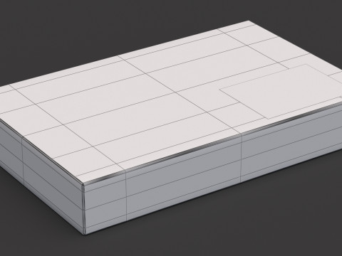 Caja de cartón Fedex Modelo 3D