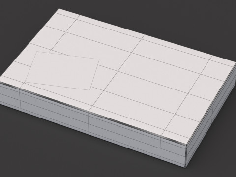 골판지 포장 상자 Fedex 3D 모델