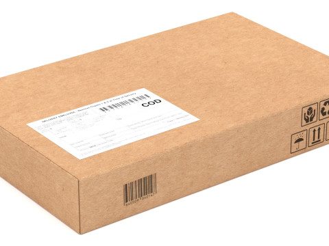 Картонная упаковочная коробка 01 3D Модель