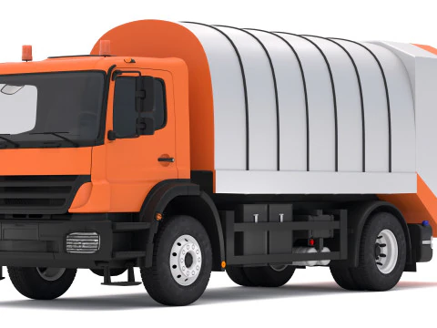 Generic Truck Garbage 3D Model