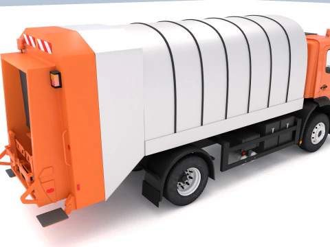 Generic Truck Garbage 3D Model