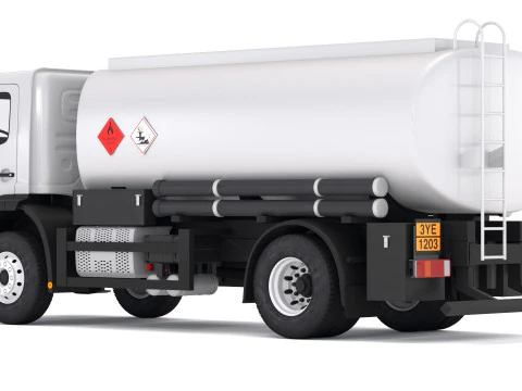 Generic Truck Tanker 3D Model