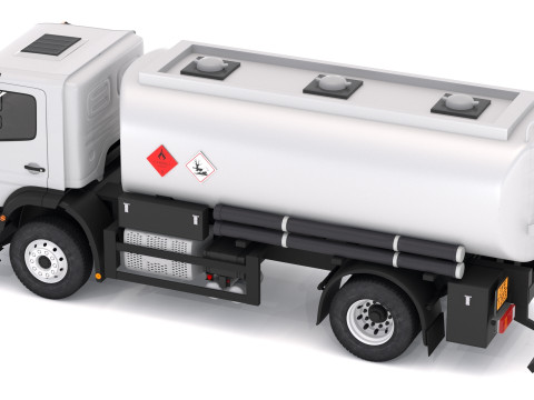 一般的なトラックタンカー 3Dモデル