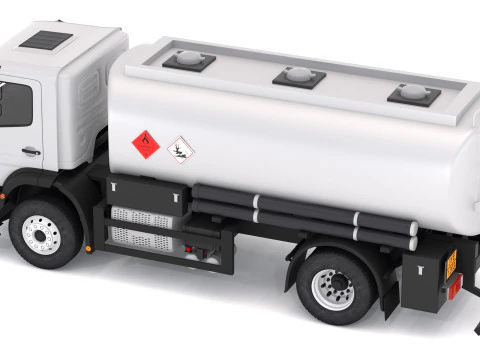Generic Truck Tanker 3D Model