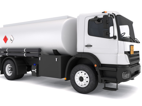 一般的なトラックタンカー 3Dモデル