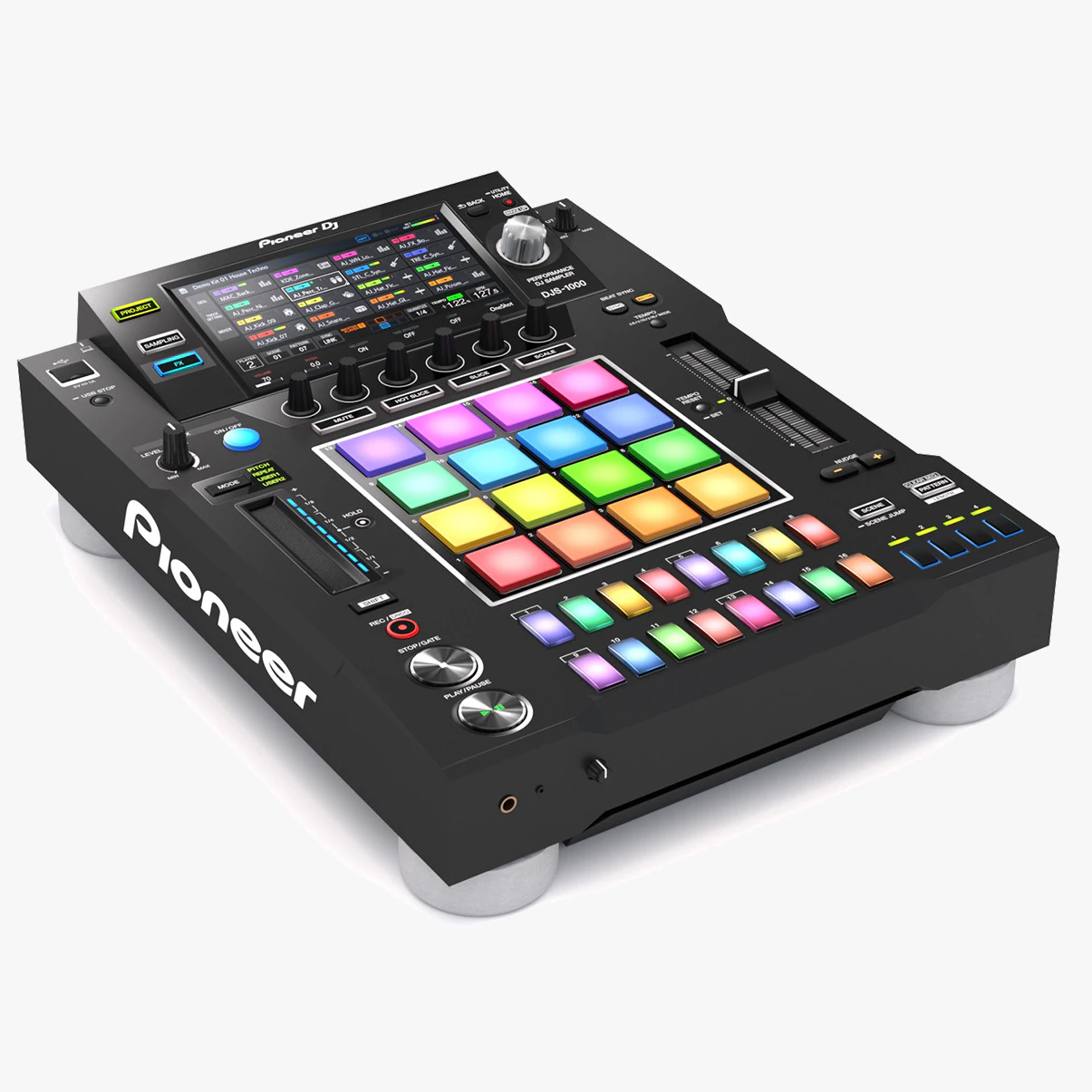 Campionatore DJ Pioneer djs-1000 Modello 3D .c4d .max .obj .3ds .fbx .stl .blend 