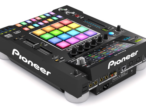 Pioneer djs-1000 DJ 샘플러 3D 모델