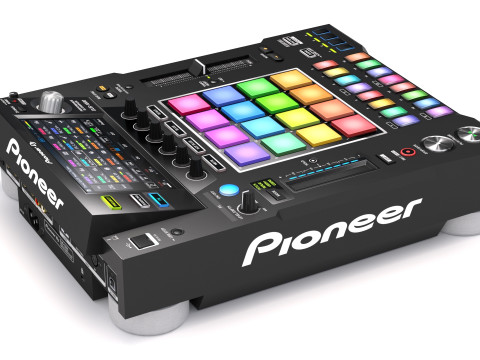 Pioneer djs-1000 DJ 샘플러 3D 모델