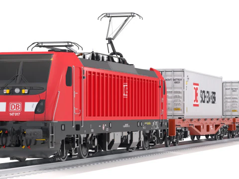 Bombardier TRAXX AC3 DB Carico Modello 3D