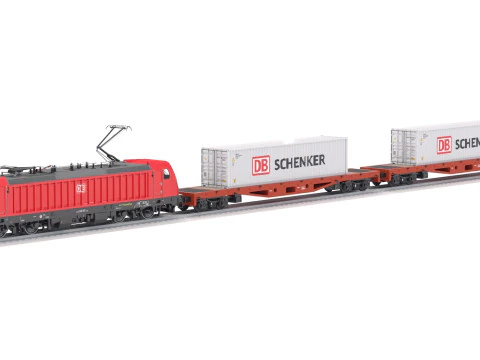 Bombardier TRAXX AC3 DB Carico Modello 3D